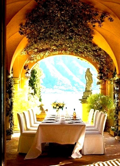 Dinner on the Patio, Italy