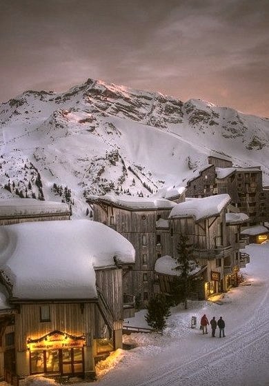 Trois Vallees in the French Alps