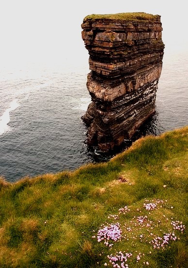 Dun Briste Seastack at Downpatrick Head, Ireland