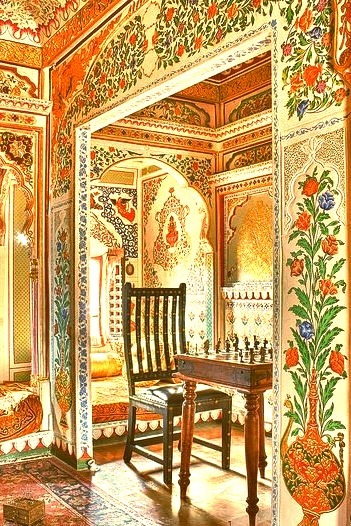 Decorations inside Jaisalmer Fort, Rajasthan, India