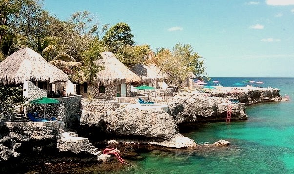 Private villas at Rockhouse Hotel in Negril, Jamaica