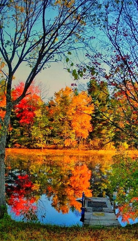 Autumn Lake, Adirondacks, New York