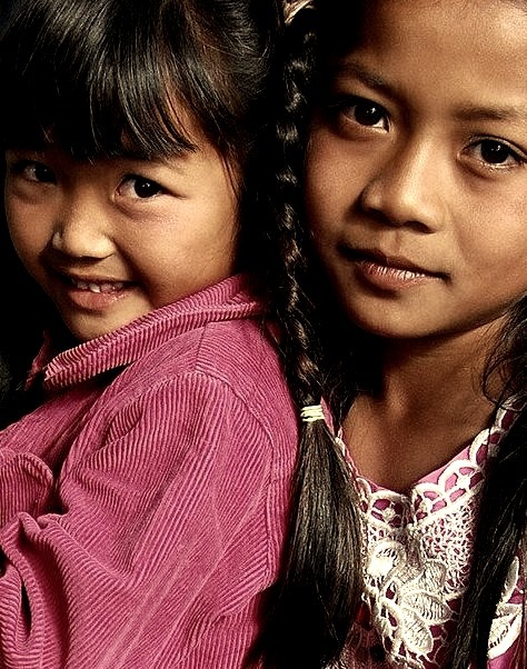 Children from Kintamani, Bali, Indonesia