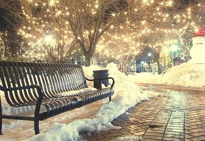 Snowy Night, Boston, Massachusetts
