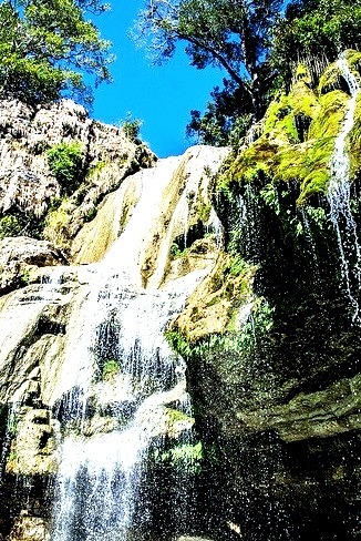 Waterfalls on Tsiribihina River in northwestern Madagascar