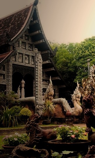 Wat Lok Molee Temple in Chiang Mai / Thailand